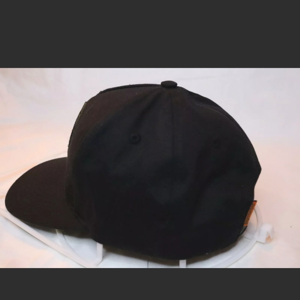 Jagermeister Snapback Gold Deer Logo Black Hat - Picture 5 of 8